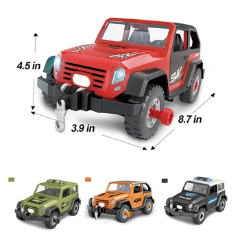 

35pcs DIY Assembling Car Toy Children Auto Mechanic Vehicle Toys for Boys with Electric Toy Drill