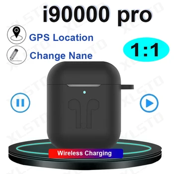 

New i9000 Pro TWS 1:1 Blutooth Earphones With GPS Rename 8D Stereo Earbuds PK i90000 i10000 i20000 i100000 i300000 i900000 TWS