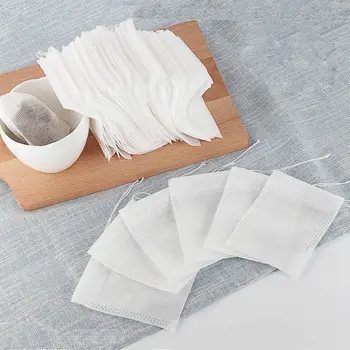 

200PCS Sachet of the vacuum Nonwoven disposable multiusage defilage filter has the size of 7cm x 9cm