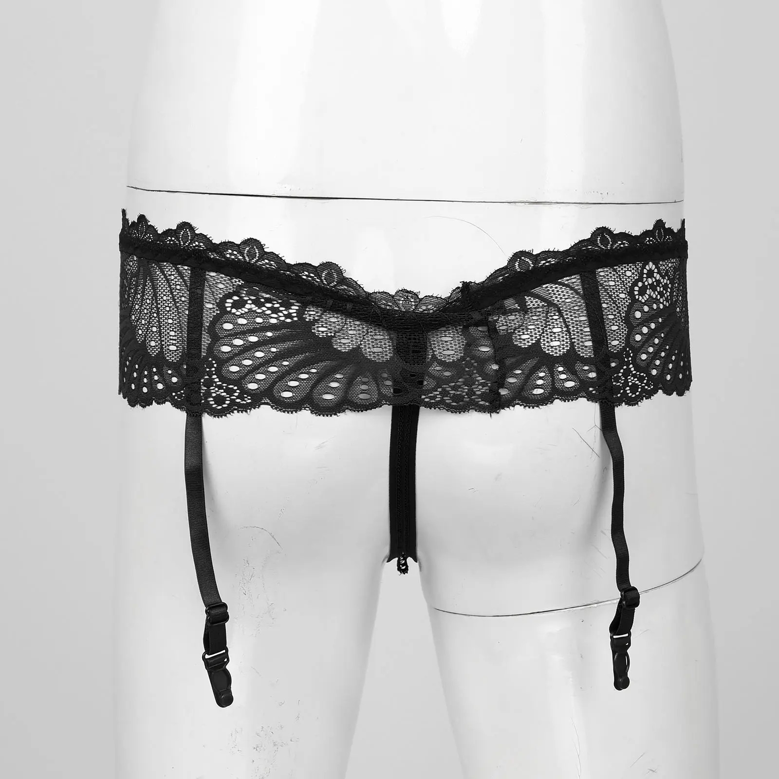 Men's Sexy Lace G-String Pouch Panties