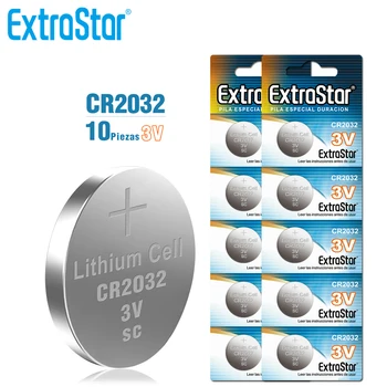 

ExtraStar® CR2032 batteries 2032 3V lithium button button type battery