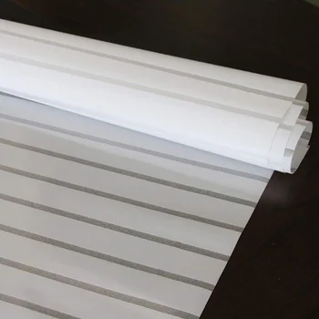 

150cm Length Electrostatic Window Film Louver Privacy Protection Reusable Glass Sticker For Bathroom Bedroom Living Room Kitchen