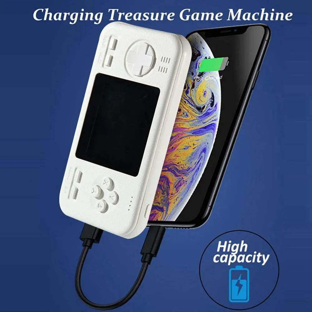416 игры ретро игровая консоль Путешествия Портативная игровая система, power Bank 8000MAh аккумулятор 2,8 дюймов цветной экран портативная игра Machin