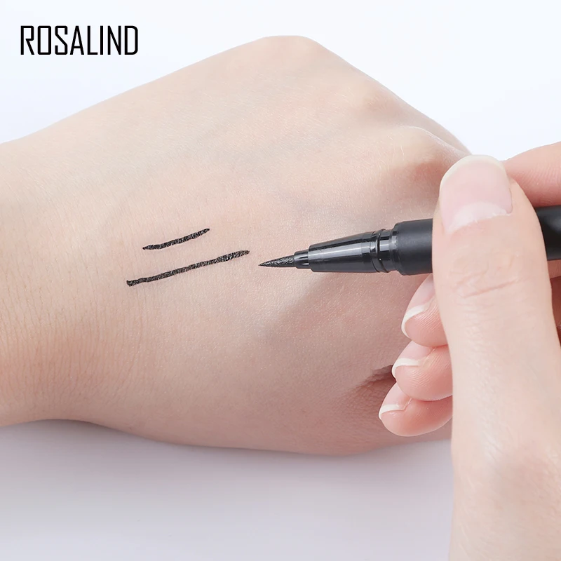 Косметика ROSALIND косметика подводка для глаз маркировка цветная блестящая Черная