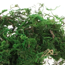 Искусственный мох свежий зеленый Моделирование поддельные растения для украшения дома и сада 72XF
