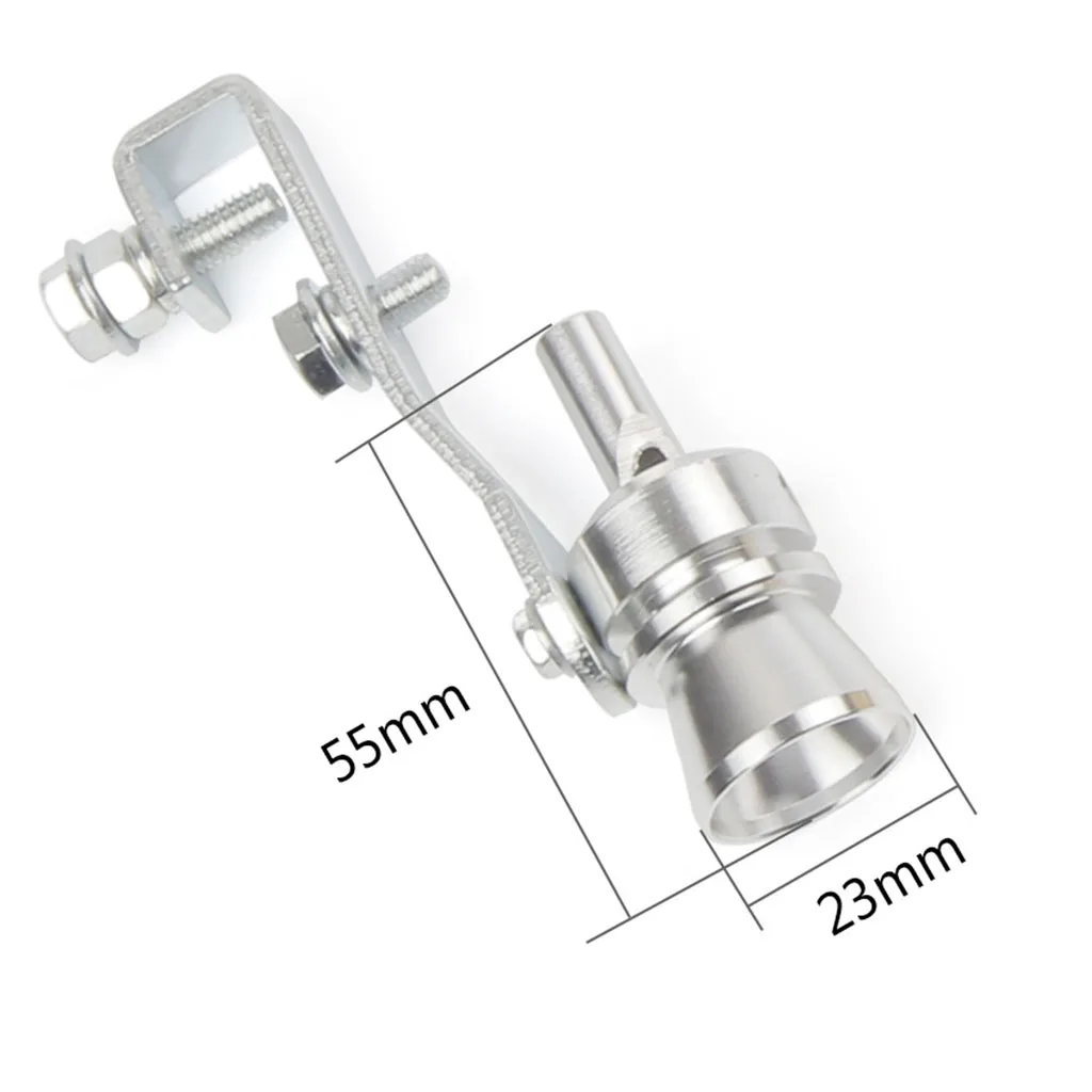 S/M/L/XL Auto Exhaust Sound Whistle Maker Whistle Aluminum Exhaust Pipe Sounder