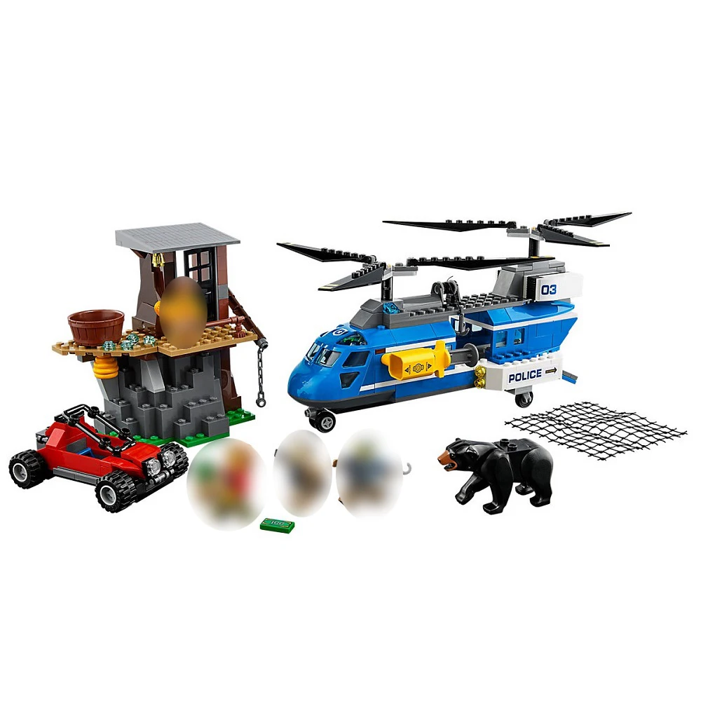 

Mountain Arrest Compatible Legoe City Police 60173 Building Blocks Bricks Car Model toys for Childrens kid 325Pcs