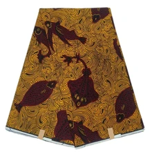 Miss. L, Новое поступление, печатная восковая ткань, высокое качество,, африканская восковая хлопковая ткань, 6 ярдов/шт, для изготовления платьев HL19S120514