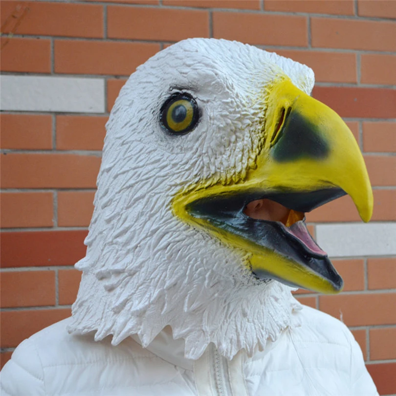 

Funny Toy Eagle Unisex Style Halloween Costumes Cosplay Costume Moive Mask Fusion Face Adult Latex Costume Halloween Mask J20