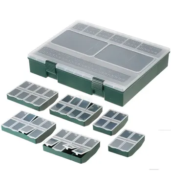 

Compartments Plastic Portable Organizer Fishing Tackle Box Large Capacity Carp Hook Waterproof Storage System Lures Durable