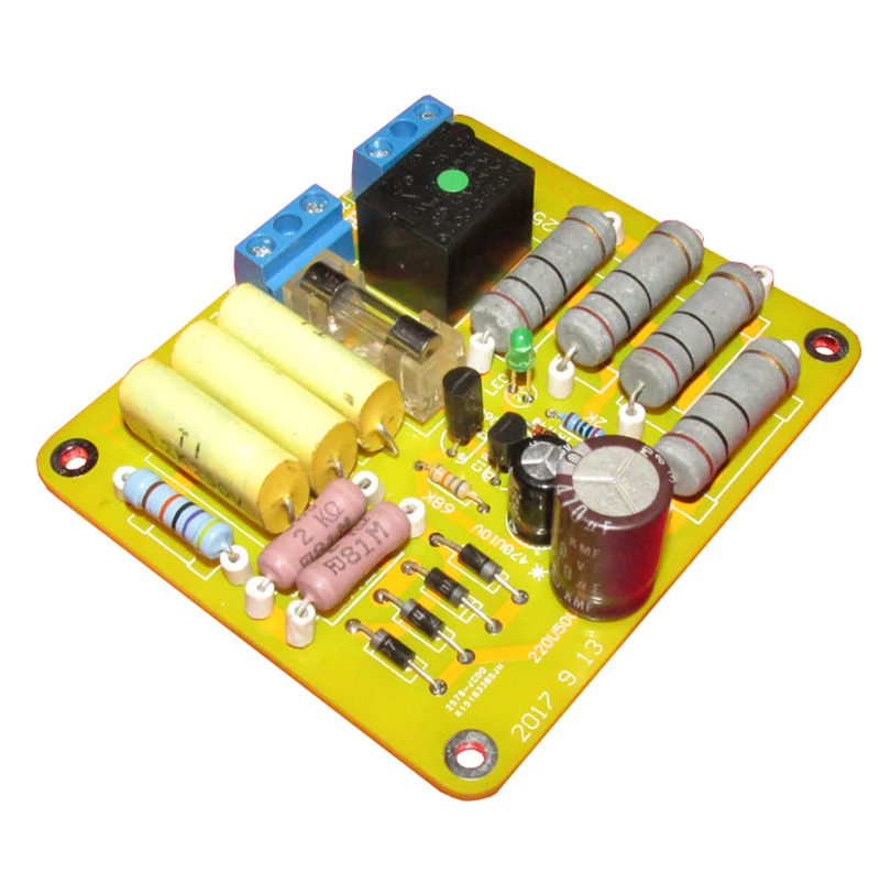 1000W 220V 전력 증폭기 전원 켜기 지연 소프트 스타트 보호 보드