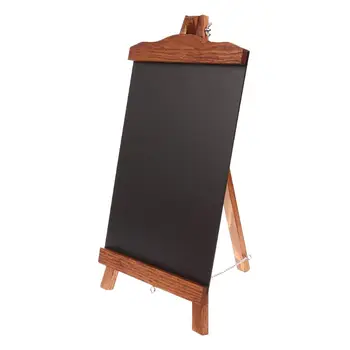 

Vintage Desktop Memo Message Blackboard Easel Chalkboard Kids Writing Board Sign l29k