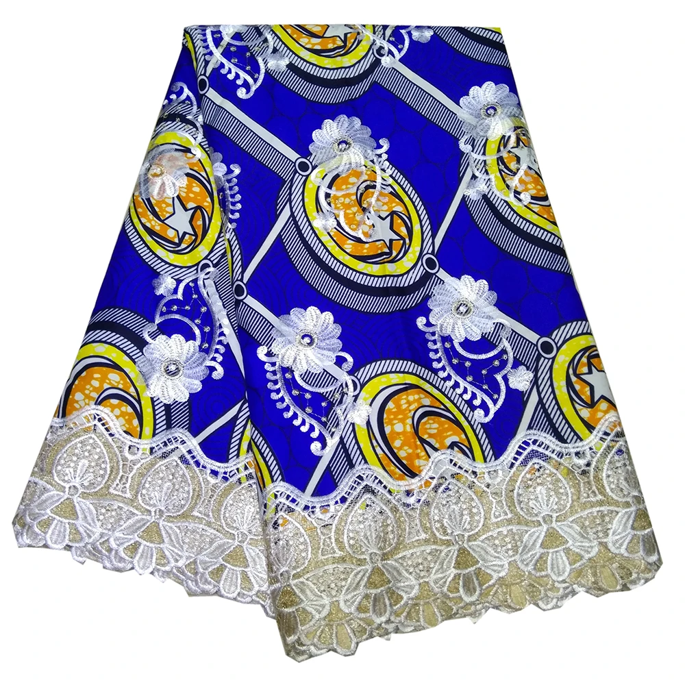 Новое поступление африканская ткань с вышивкой кружева для вечерние платья африканская ткань Анкара