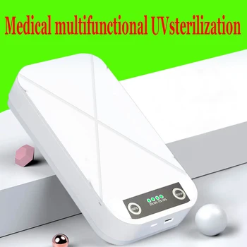 

UV Light Phone Sterilizer Box Jewelry Phones Cleaner Personal Disinfection Cabinet Art Boxe Sterilizing Salon Tools Sterilizer