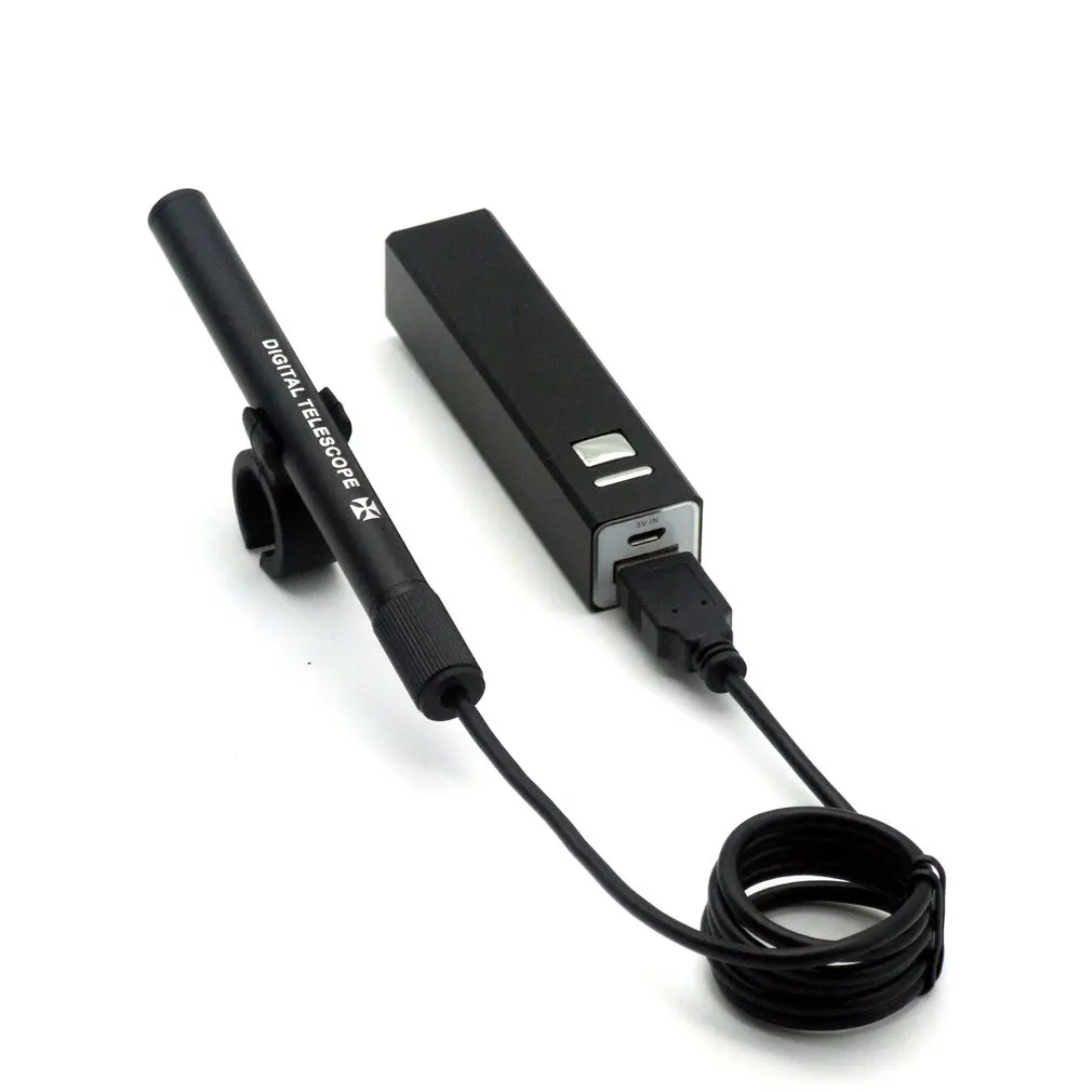 Умный wifi USB цифровой телескоп Монокуляр охотничья Регулируемая Масштабируемая камера со встроенным аккумулятором и резиновым креплением