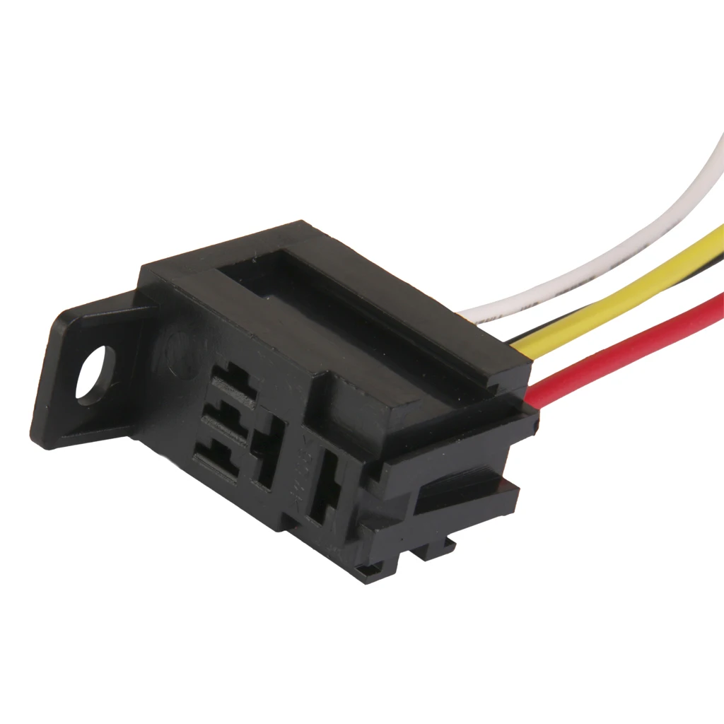 12V/12 Volt 30A 4 Pin Automotive Relay With Wire Socket / Wiring Harness