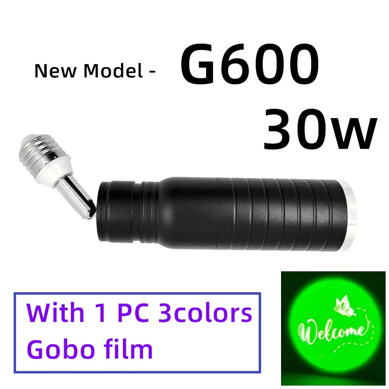 G600 n 3 color gobo Стекло гобо пленка логотипа для e27 логотип проект светильник лампа рекламный магазин знак номер лампа - Мощность в ваттах: G600 n 3 color gobo