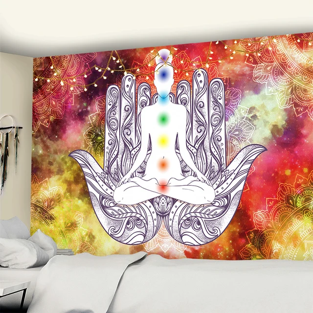 Sun And Moon Mandala Art Tapestry Art