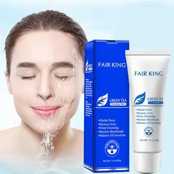 

Green Tea Moisturizing Mask Blackhead Remover Acne Treatment Mask Skin Care Pore Oil-control Mud Strip Nose H2P7