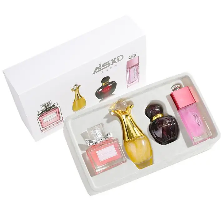 25 мл 4 шт. парфюма, Parfum стойкий аромат, натуральный освежающий цветочный и фруктовый аромат дамские духи