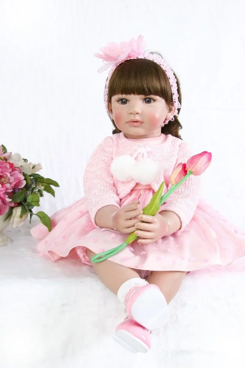 Reborn baby Dolls 2" ручной работы винил принцесса девочка Новорожденные подарки игрушки новые игрушки для детей Детские игрушки для девочек
