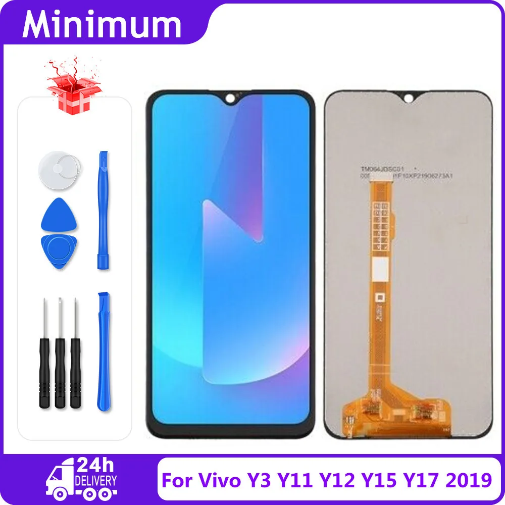 6 35 &quotдля Vivo Y3 Y11 Y12 Y15 Y17 2019 ЖК-дисплей Дисплей кодирующий преобразователь