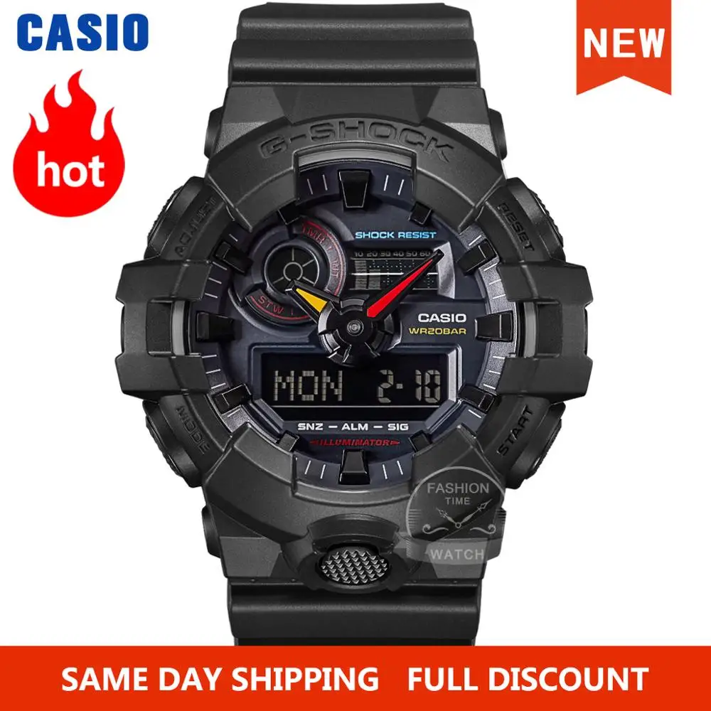 Часы Casio G Shock Мужские часы Top Luxury Set Супер яркий светодиодный милитари Relogio