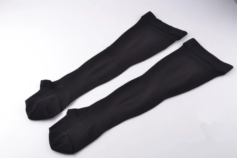 BlackClose Toe 20-30 мм рт. Ст., Корректор ног, медицинские компрессионные носки, эластичные носки для ухода за ногами, Компрессионные носки под коленом, забота о здоровье - Цвет: BlackClose Toe
