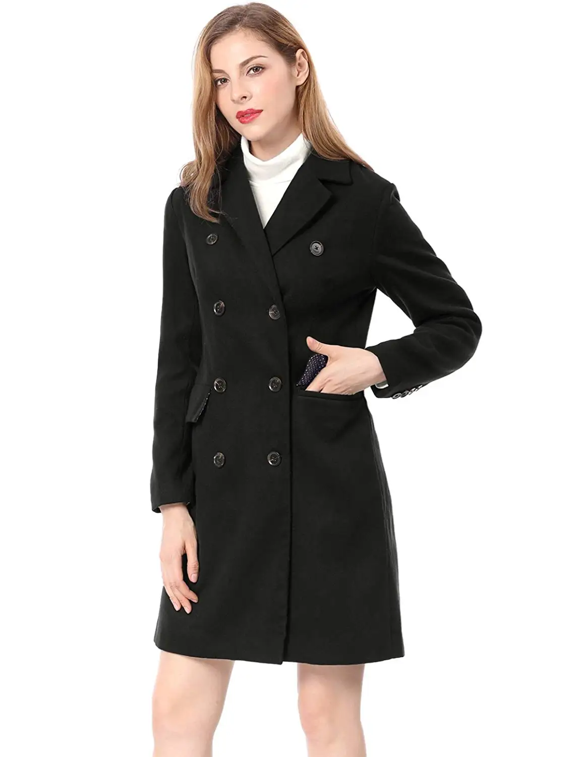 

ZOGAA 2019 New 4 colors Hot Sale Woman Wool Coat Winter Jacket Slim Woolen Long Cashmere Coats Cardigan Jackets Elegant Blend