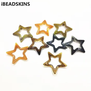 

New arrival! 48x46mm 100pcs Acrylic Star shape charm/Connectors for earrings/earrings accessories/Earring parts DIY