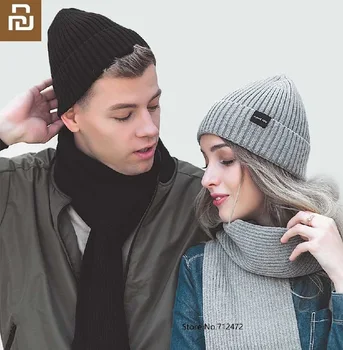

Youpin Fashion warm velvet knit hat Comfortable Women Winter Hat Knitting Beanies Hat Unisex cap