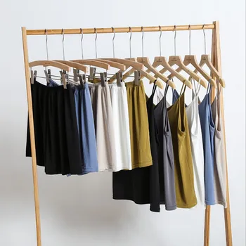 

Ladies Camisole Shorts Suit Women Summer Korean Cotton Loungewear Pajamas Set Casual Cozy Loose Sleepwear Evening Dress
