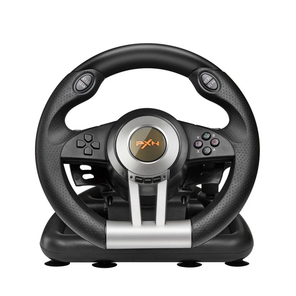 PXN V3II гоночный игровой коврик 180 градусов рулевое колесо вибрационные джойстики со складной педалью для ПК PS3 PS4 все-в-одном