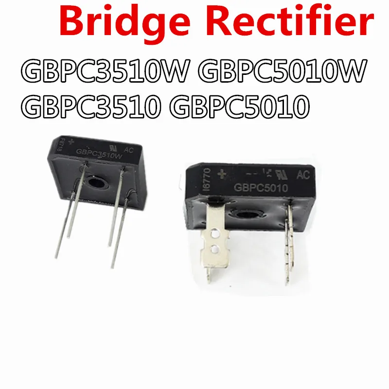 Мостовые выпрямители GBPC3510W GBPC5010W GBPC3510 GBPC5010 DIP-4 5 шт. | Электронные компоненты и