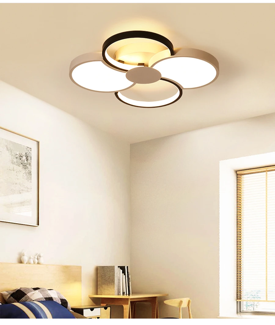 Светодиодный потолочный светильник с регулируемой яркостью для гостиной, столовой, спальни, Luminarias Para Teto, современный светильник, домашний светильник, светильник