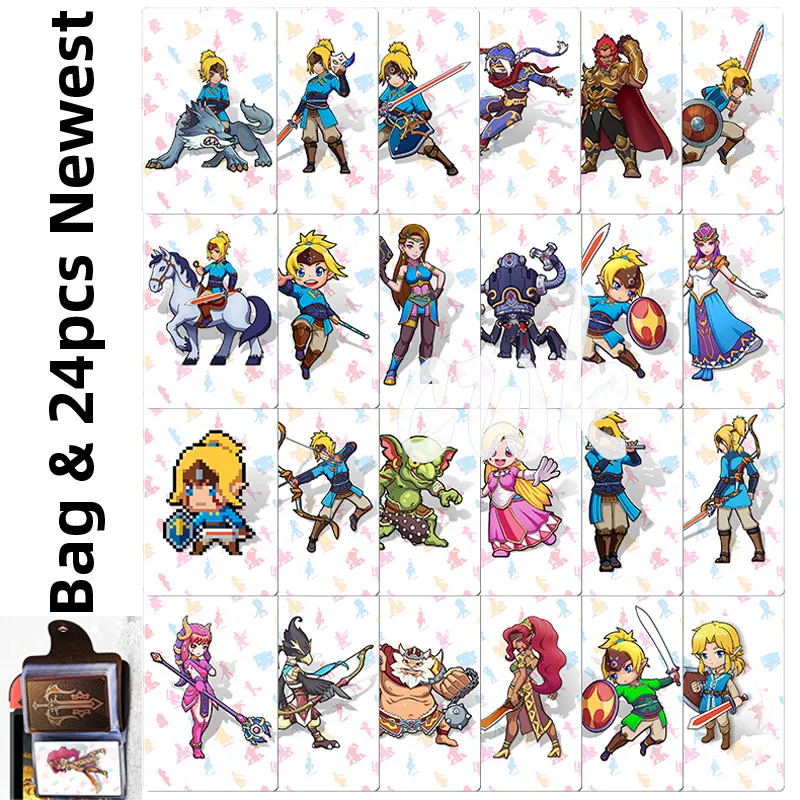 24Pcs-High-Quality-The-Legend-of-Zelda-Breath-of-the-wild-NFC-Cards-20-Heart-For