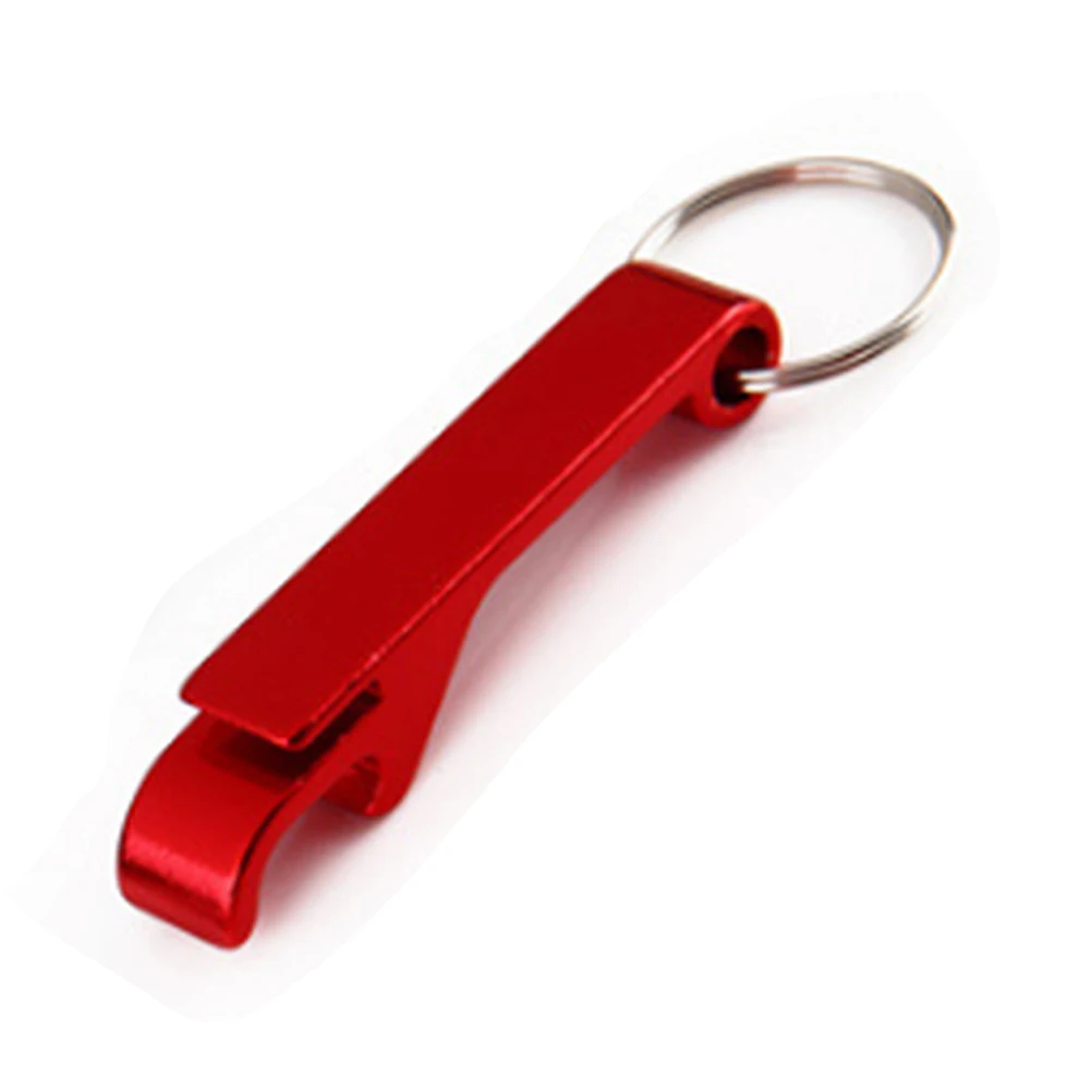 aluminum Key Ring Portable 4 in 1 Bottle Opener Chain Keyring Metal Beer Bar Tool Claw Gift Unique Creative Gift Random color