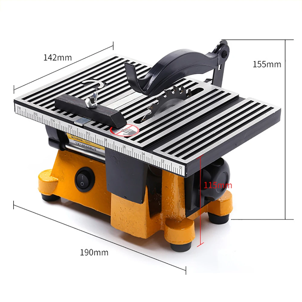 US $115.00 110V220V Electric Multifunctional Mini Table Saw DIY Wood Steel Plate Glass Tile Cutter 100MM Blade 60W 4500RPM