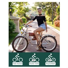 Ретро электровелосипед 500 Вт классический винтажный электровелосипед, электровелосипед, пляжный Ретро велосипед, Круизер, электрический велосипед, электровелосипед