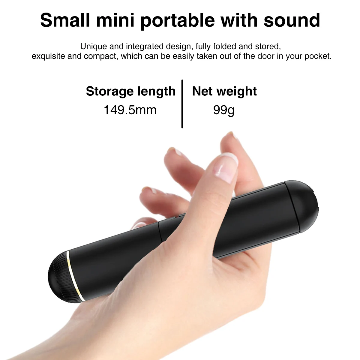 Draadloze Bluetooth Selfie Stok Afstandsbediening Mini Firefly Pocket Uitschuifbare Handheld Selfie Staaf Voor Iphone Xiaomi Huawei Vivo