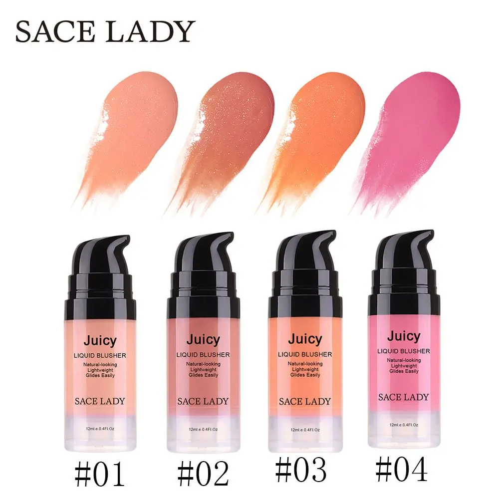 SACE LADY Румяна для натурального лица основа румян палитра долговечная щётка румяна