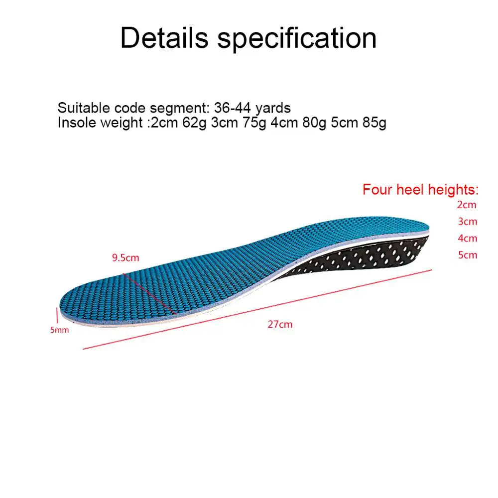 2-5 см, увеличивающая рост стелька, подстилка, регулируемая высота, подтяжка обуви, вставка на каблуке выше, для женщин и мужчин, унисекс, высокое качество, накладки для ног