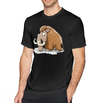 

Ice Age T Shirt Mammoth T-Shirt Printed Cotton Tee Shirt Streetwear Mens Short-Sleeve Big Funny Tshirt