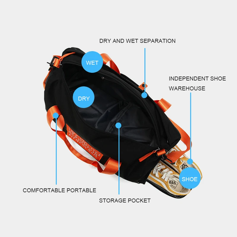 Дешевые Wo Мужская спортивная сумка мужская для тренажерного зала фитнес Sac De Sport контрастный цвет Модный Дорожный Коврик для йоги сумки косой сумки