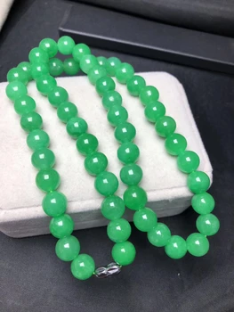 

Only One ! Natural Jadeite JADE Necklace Sweater Chain Jewelry Gift Wholesale