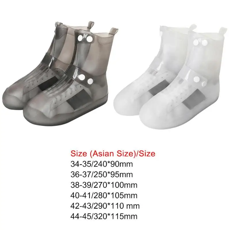 Силиконовый водонепроницаемый сплошной цвет утолщенная обувь покрывает Открытый Велоспорт Путешествия противоскользящие непромокаемые износостойкие обувь