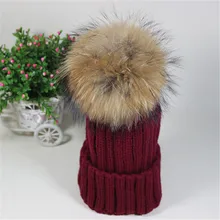 Зимние шапки для женщин чепчик унисекс шапочка с большим помпоном шерстяная шапка для девочек вязаная шляпки из шерсти Мода Досуг Gorro катание на лыжах и коньках