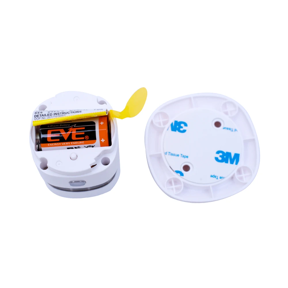 Zigbee Sensor Smoke Detector Fire Alarm Detector Smart Home Sensor 2.4GHz High Sensitivity Compatible with SmartThing Gateway panic button bluetooth