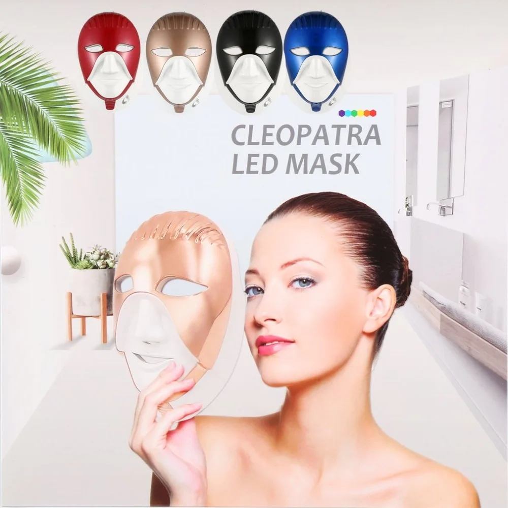 2019 Новая задняя крышка Cleopatra Led Touch Led маска дизайн прибор фотоомоложения цвет красота инструмент лицевой шеи