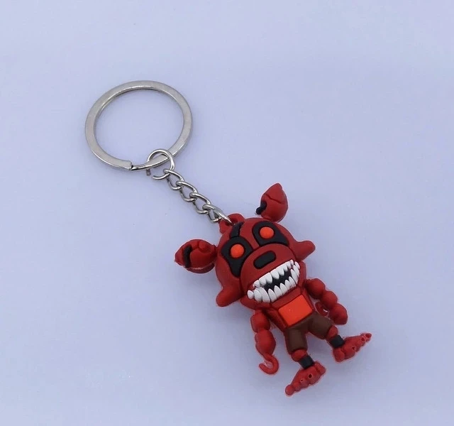 1pc Five Nights at Freddys keychain Action Figures Anime PVC FNAF Freddy keychain Ring Figure Toys For Children Model 5cm - Цвет: 7